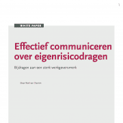 whitepaper Effectief communiceren over eigenrisicodrager